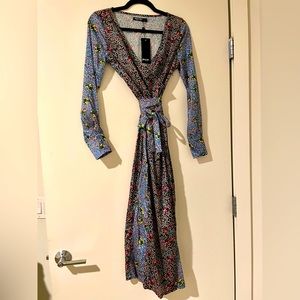 NWT Mixed Floral Print Maxi Dress